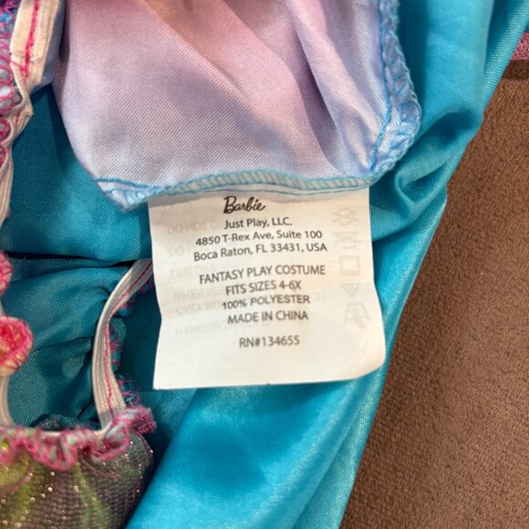 Barbie Dress up Trunk Set Skirts & Cape Rainbow Chiffon Size 4-6X (SKU: 175G) - Picture 3 of 5